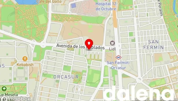 mapa de Super del Barrio Supermercado en Madrid