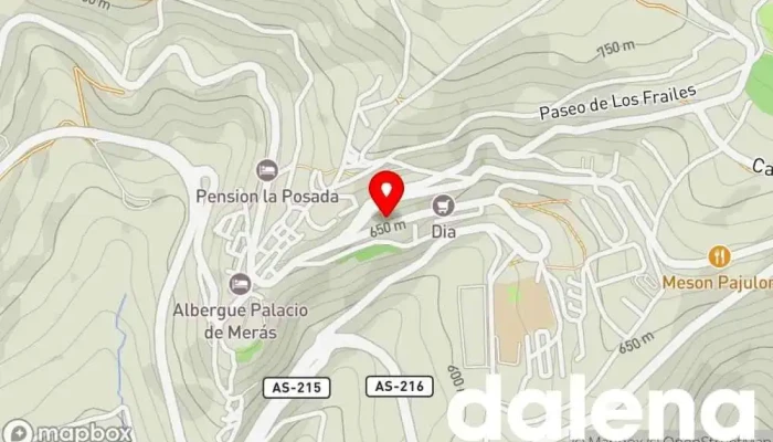 mapa de Super Euro Comercio en Tineo