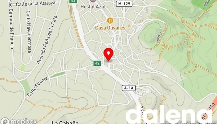 mapa de Super Mercado Tienda de alimentación en El Molar