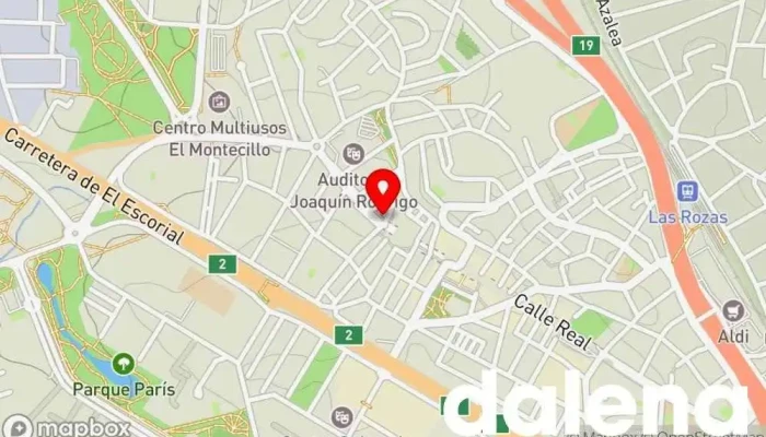 mapa de Super Rotonda Tienda de alimentación en Las Rozas de Madrid