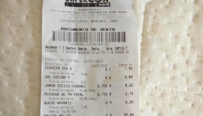 Supercor Expres Horario - Madrid