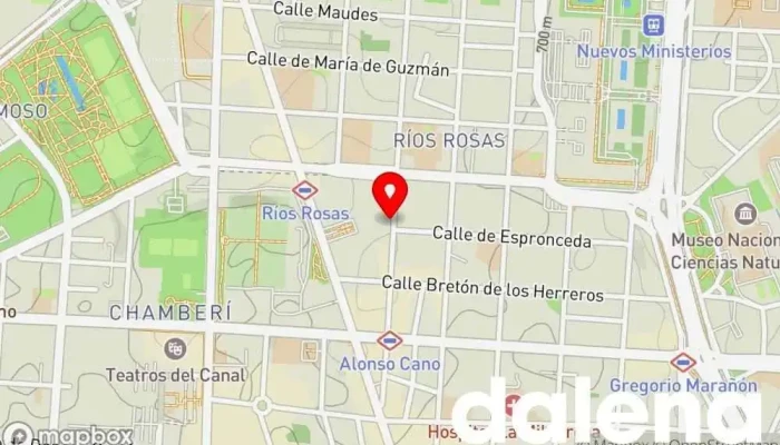mapa de Supercor Exprés Supermercado, Panadería, Carnicería, Tienda de alimentación, Pescadería, Frutería, Perfumería en Madrid