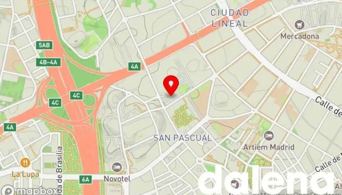 mapa de SuperCOR Exprés Supermercado, Panadería, Carnicería, Tienda de alimentación, Pescadería, Frutería, Perfumería en Madrid