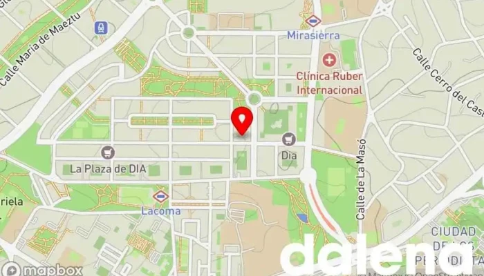 mapa de SuperCOR Exprés Supermercado, Panadería, Carnicería, Tienda de alimentación, Pescadería, Frutería, Perfumería en Madrid