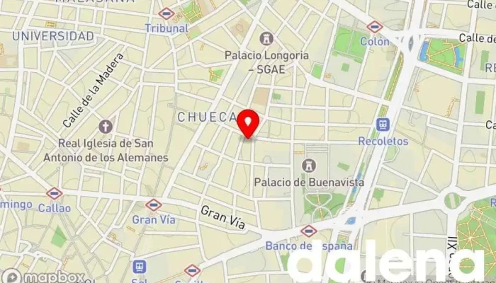 mapa de Supercor Supermercado, Panadería, Carnicería, Pescadería, Frutería, Perfumería en Madrid