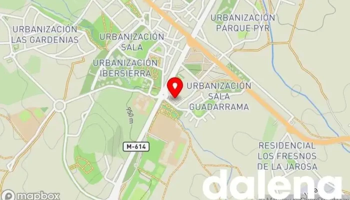 mapa de Supercor Supermercado, Panadería, Carnicería, Tienda de alimentación, Pescadería, Frutería, Perfumería en Guadarrama