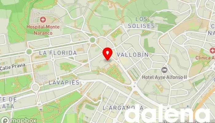 mapa de Supercor Supermercado, Panadería, Carnicería, Tienda de alimentación, Pescadería, Frutería, Perfumería en Oviedo
