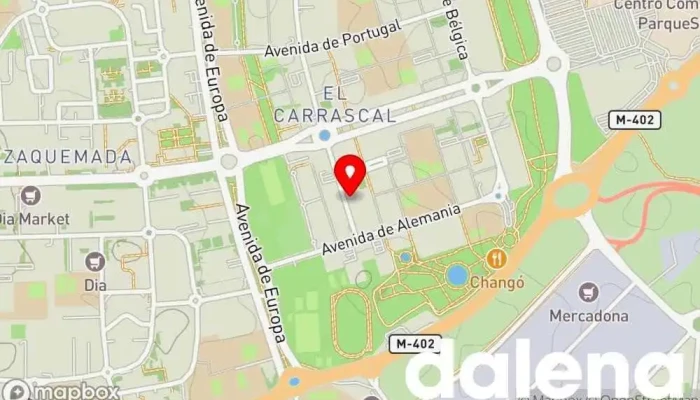 mapa de Supermercado Ahorramas Supermercado, Comercio en Leganés