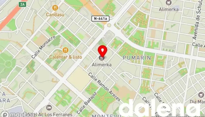 mapa de Supermercado Alimerka Supermercado en Gijón