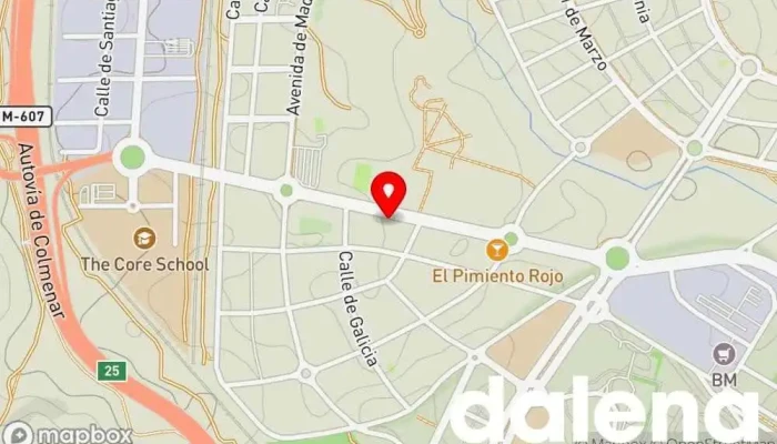 mapa de Supermercado Coviran Supermercado en Tres Cantos