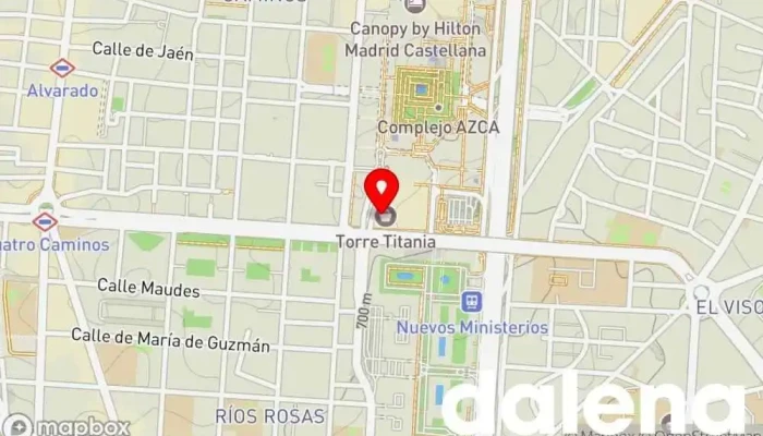 mapa de Supermercado El Corte Inglés Supermercado en Madrid