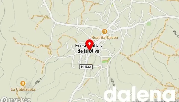 mapa de SUPERMERCADO FRESNEDILLAS La Picaeta Market Supermercado en Fresnedillas de la Oliva