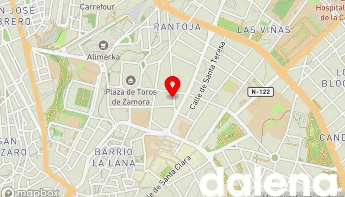 mapa de Supermercado FROIZ Supermercado, Panadería, Carnicería, Pescadería, Frutería, Tienda de alimentación en Zamora