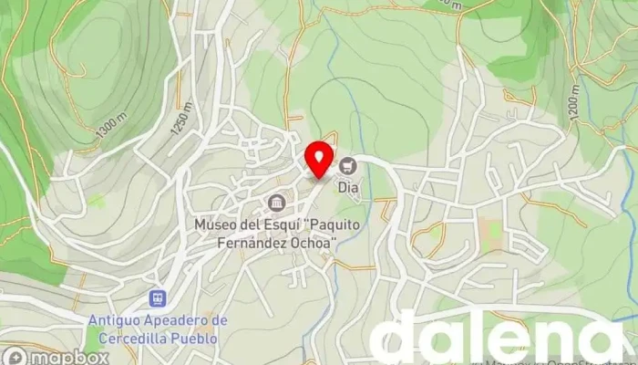 mapa de Supermercado Gama Supermercado en Cercedilla