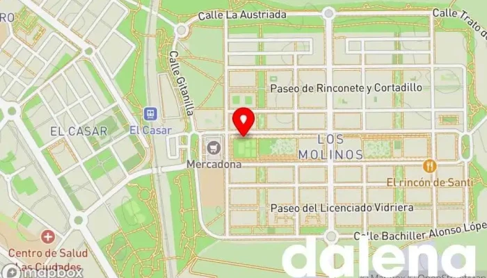mapa de SUPERMERCADO Tienda de alimentación en Getafe