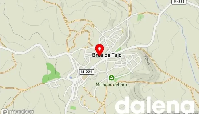 mapa de Supermercado Papers Brea S.L Supermercado en Brea de Tajo