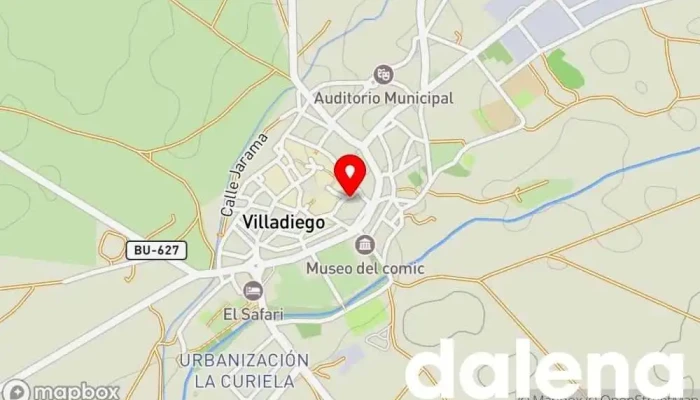 mapa de Supermercado Susinos Supermercado, Tienda de vinos en Villadiego