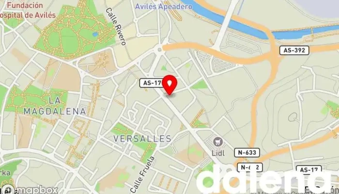 mapa de Supermercados Alimerka Supermercado, Panadería, Carnicería, Pescadería, Frutería, Tienda de alimentos orgánicos en Avilés