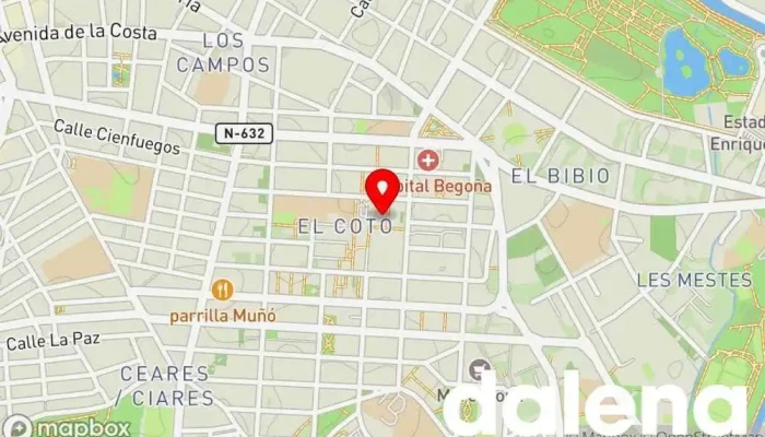 mapa de Supermercados Alimerka Supermercado, Panadería, Carnicería, Pescadería, Frutería, Tienda de alimentos orgánicos en Gijón