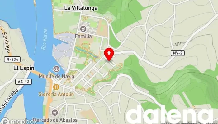 mapa de Supermercados Alimerka Supermercado, Panadería, Carnicería, Pescadería, Frutería, Tienda de alimentos orgánicos en Navia