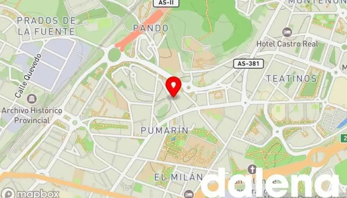 mapa de Supermercados Alimerka Supermercado, Panadería, Carnicería, Pescadería, Frutería, Tienda de alimentos orgánicos en Oviedo
