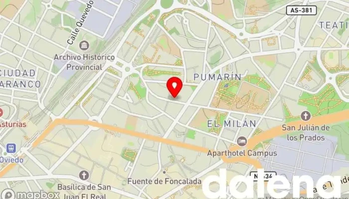 mapa de Supermercados Alimerka Supermercado, Panadería, Carnicería, Pescadería, Frutería, Tienda de alimentos orgánicos en Oviedo