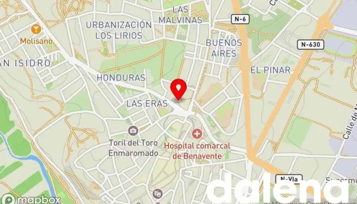 mapa de Supermercados Alimerka Supermercado en 10