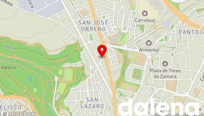 mapa de Supermercados Cancelo Comercio en Zamora