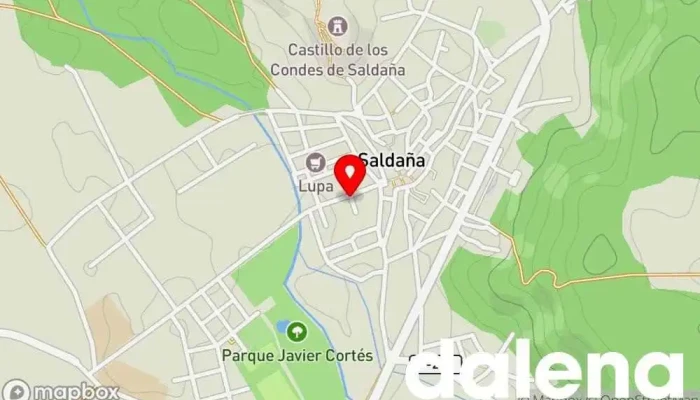 mapa de Supermercados Dia Supermercado, Pescadería en Saldaña