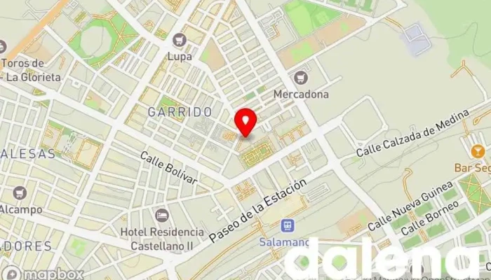 mapa de Supermercados Dia Supermercado en Salamanca