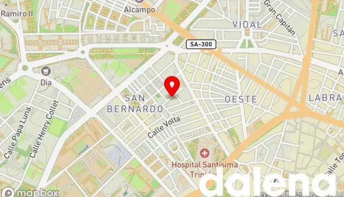 mapa de Supermercados Dia Supermercado en Salamanca