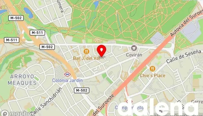 mapa de Supermercados Dia Supermercado en Madrid