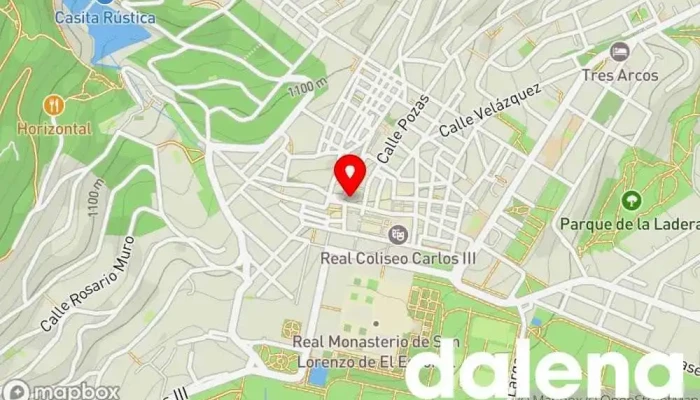 mapa de Supermercados Dia Supermercado, Panadería, Carnicería, Tienda de alimentación, Tienda de congelados, Servicio de entrega de compra a distancia, Tienda de productos para mascotas, Mercado de productos agrícolas en San Lorenzo de El Escorial