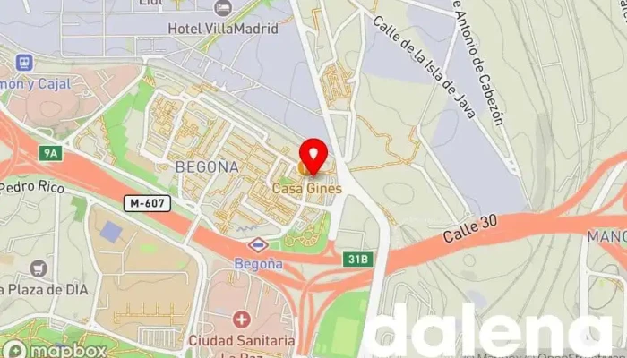 mapa de Supermercados Dia Supermercado, Panadería, Carnicería, Tienda de alimentación, Tienda de congelados, Servicio de entrega de compra a distancia, Tienda de productos para mascotas, Mercado de productos agrícolas en Madrid