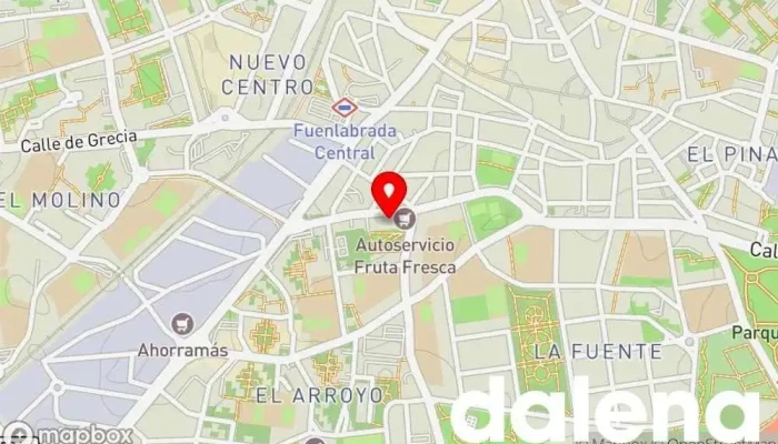 mapa de Supermercados Dia Supermercado, Panadería, Carnicería, Tienda de alimentación, Tienda de congelados, Servicio de entrega de compra a distancia, Tienda de productos para mascotas, Mercado de productos agrícolas en Fuenlabrada