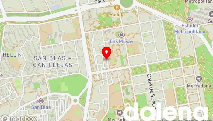 mapa de Supermercados Dia Supermercado, Panadería, Carnicería, Tienda de alimentación, Tienda de congelados, Servicio de entrega de compra a distancia, Tienda de productos para mascotas, Mercado de productos agrícolas en Madrid