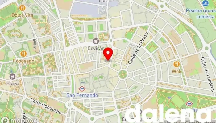 mapa de Supermercados Dia Supermercado, Panadería, Carnicería, Tienda de alimentación, Tienda de congelados, Servicio de entrega de compra a distancia, Tienda de productos para mascotas, Mercado de productos agrícolas en San Fernando de Henares