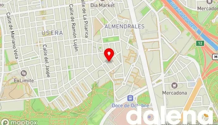 mapa de Supermercados Dia Supermercado, Panadería, Carnicería, Tienda de alimentación, Tienda de congelados, Servicio de entrega de compra a distancia, Tienda de productos para mascotas, Mercado de productos agrícolas en Madrid