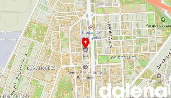 mapa de Supermercados Dia Supermercado, Panadería, Carnicería, Tienda de alimentación, Tienda de congelados, Servicio de entrega de compra a distancia, Tienda de productos para mascotas, Mercado de productos agrícolas en Madrid