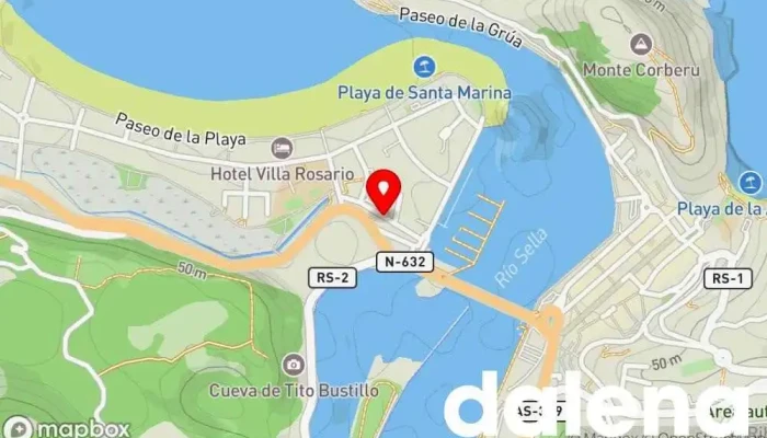 mapa de Supermercados Dia Supermercado en Ribadesella