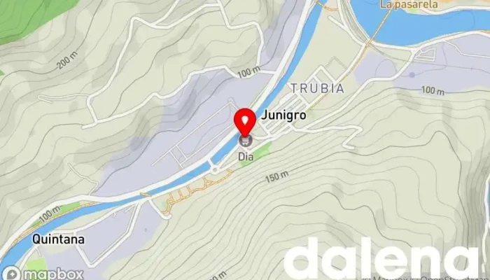 mapa de Supermercados Dia Supermercado, Carnicería, Pescadería en Trubia