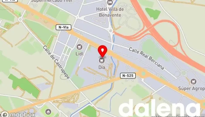 mapa de Supermercados Dia Supermercado en s/n
