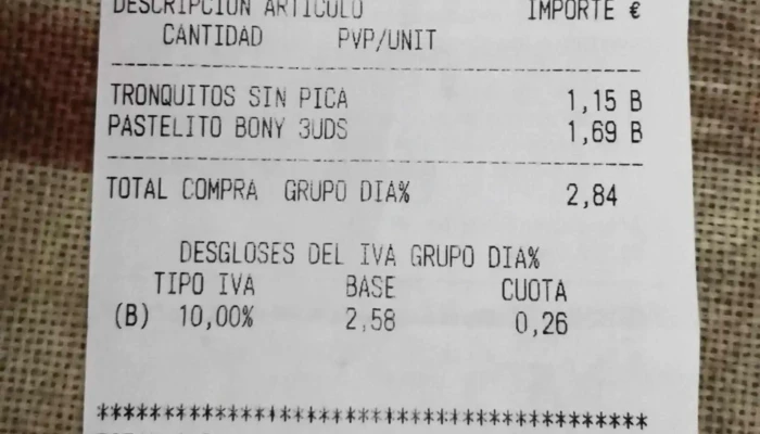 Supermercados Dia -  Puntaje - Madrid