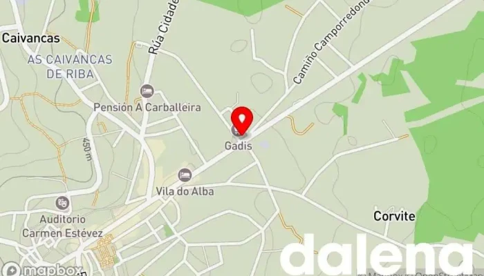 mapa de Supermercados Gadis Supermercado en Vilalba