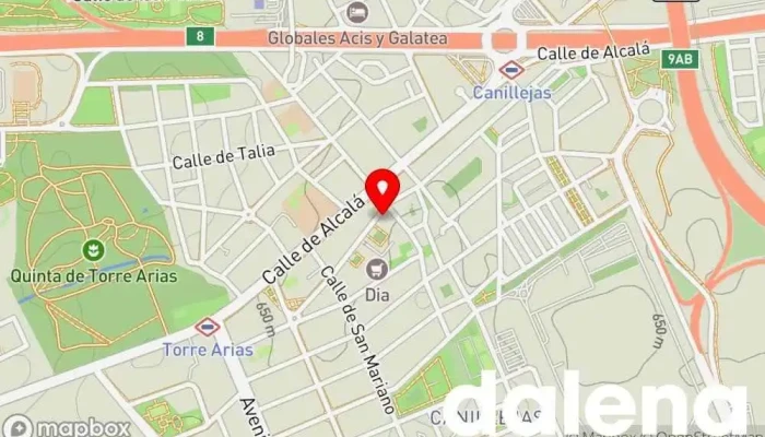 mapa de Supermercados Plaza Supermercado en Madrid