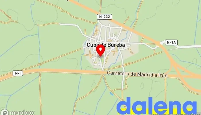 mapa de Supermercados Udaco Supermercado en Cubo de Bureba