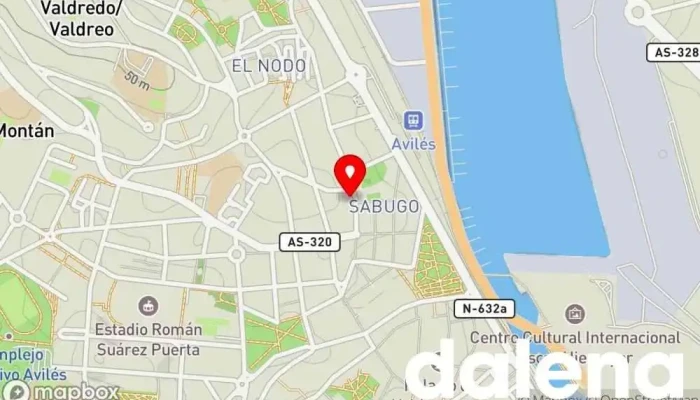 mapa de TEDi Comercio S.L.U. Tienda de artículos para el hogar en Avilés