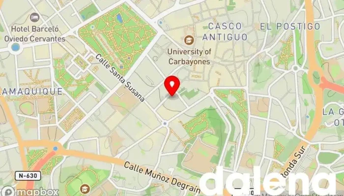 mapa de Telas Pedro Tienda de telas en Oviedo