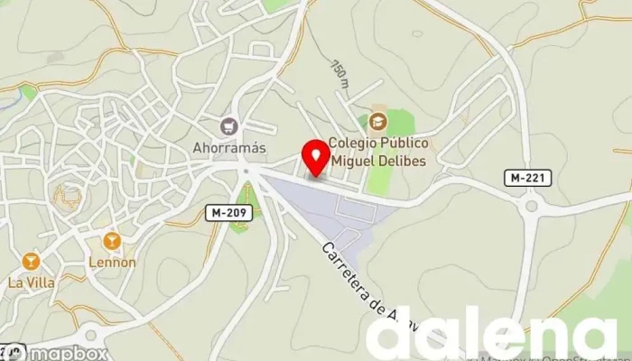 mapa de Tienda alimentación Supermercado en Campo Real