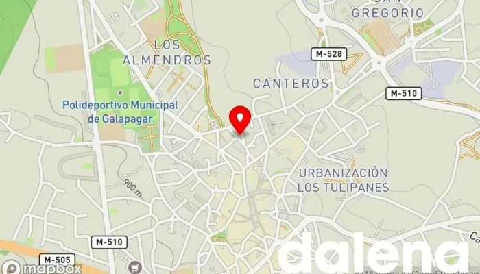 mapa de Tienda alimentación rochypan Supermercado en Galapagar